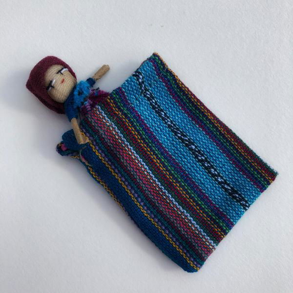 Single Guatemalan Worry Doll - Alex and Moo