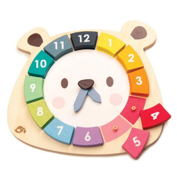 Tender Leaf Toys | Bear Colours Clock - Alex and Moo