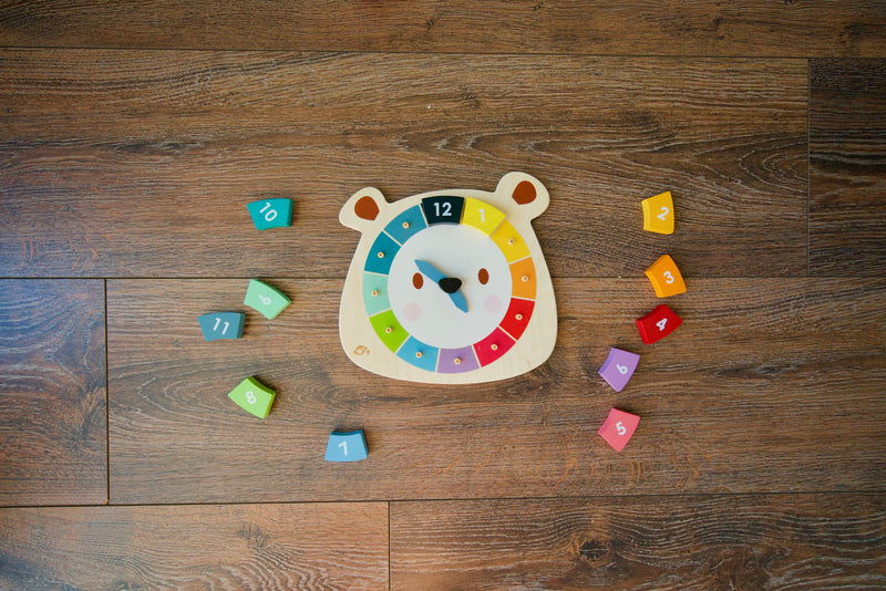 Tender Leaf Toys | Bear Colours Clock - Alex and Moo