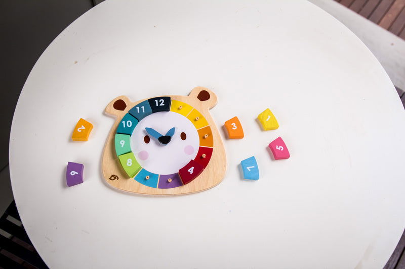 Tender Leaf Toys | Bear Colours Clock - Alex and Moo