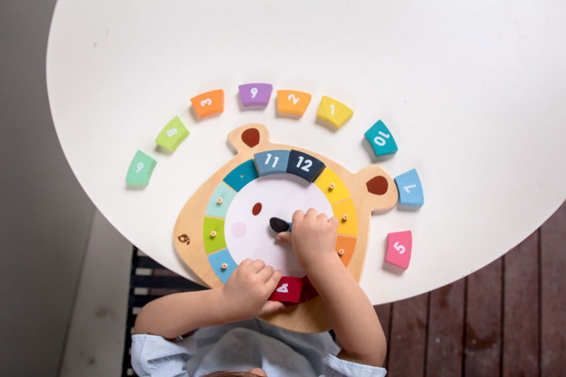 Tender Leaf Toys | Bear Colours Clock - Alex and Moo