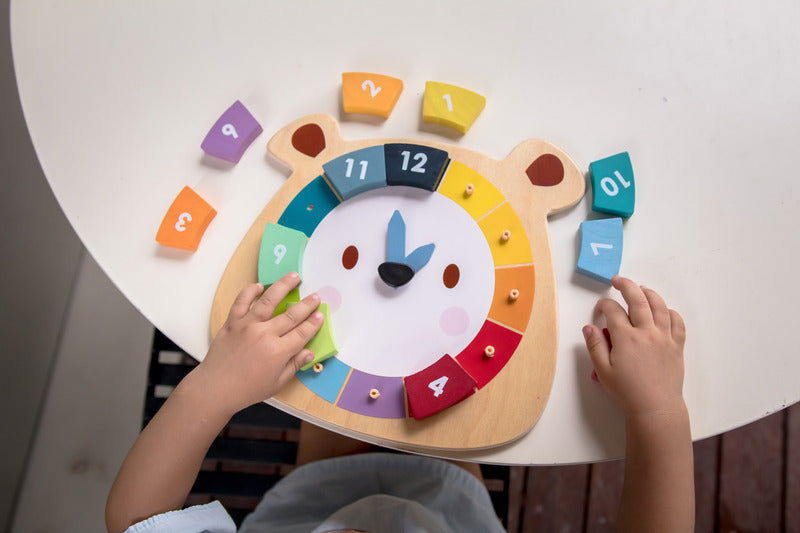 Tender Leaf Toys | Bear Colours Clock - Alex and Moo