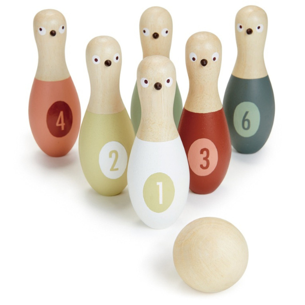 Tender Leaf Toys | Birdie Skittles Bowling Set - Alex and Moo