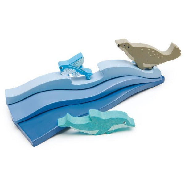 Tender Leaf Toys | Blue Water Set - Alex and Moo