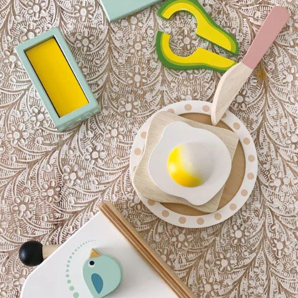 Tender Leaf Toys | Breakfast Toaster Set - Alex and Moo