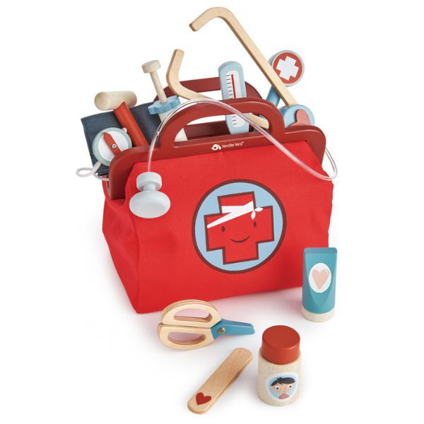 Tender Leaf Toys | Doctor's Bag - Alex and Moo