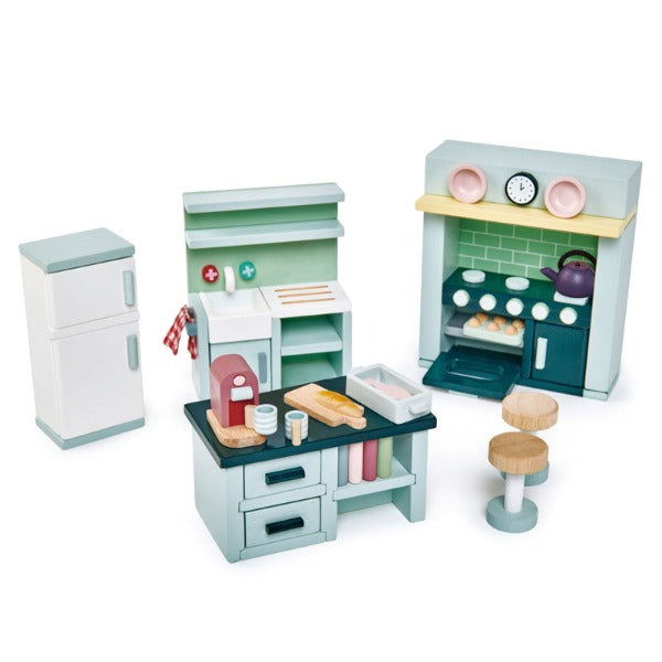 Tender Leaf Toys | Doll House Kitchen Set - Alex and Moo