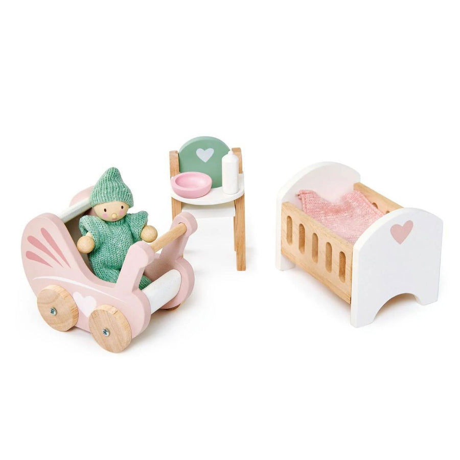 Tender Leaf Toys | Doll House Nursery Furniture Set - Alex and Moo