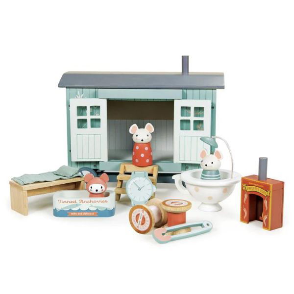 Tender Leaf Toys | Merrywood Secret Meadow hut - Alex and Moo