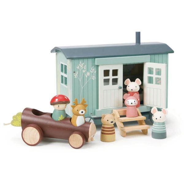 Tender Leaf Toys | Merrywood Secret Meadow hut - Alex and Moo