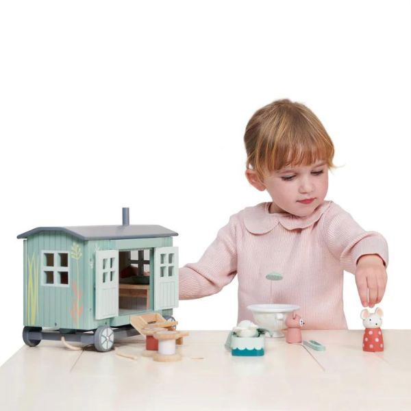 Tender Leaf Toys | Merrywood Secret Meadow hut - Alex and Moo