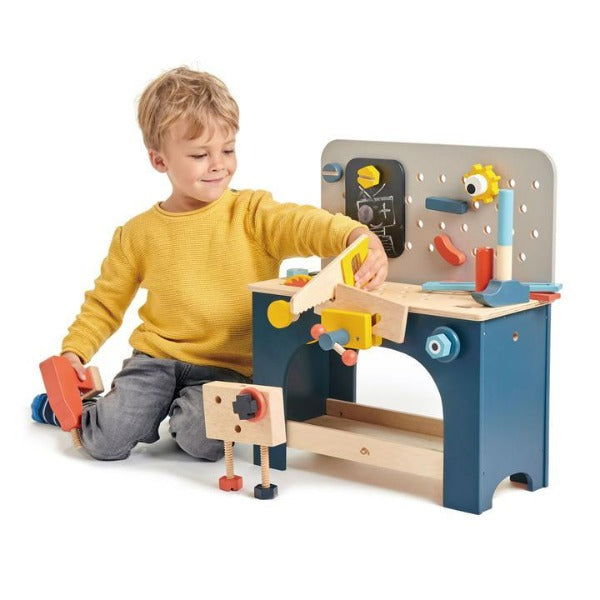 Tender Leaf Toys | Table Top Tool Bench - Alex and Moo