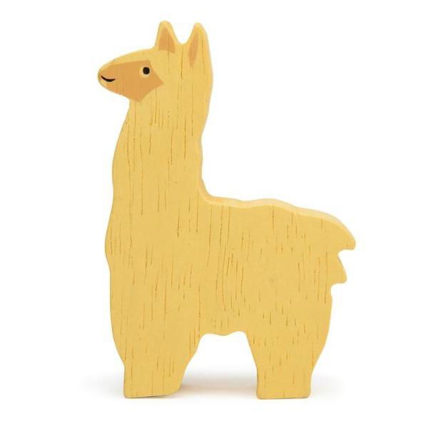 Tender Leaf Toys | Wooden Animals - Alpaca - Alex and Moo