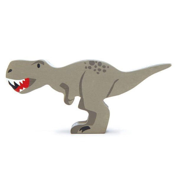 Tender Leaf Toys | Wooden Animals - Tyrannosaurus Rex - Alex and Moo