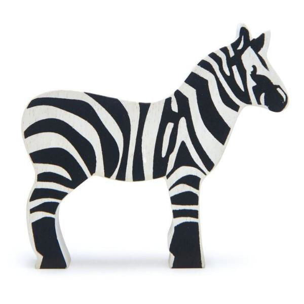 Tender Leaf Toys | Wooden Animals - Zebra - Alex and Moo