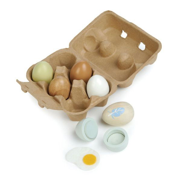 Tender Leaf Toys | Wooden Eggs - Alex and Moo