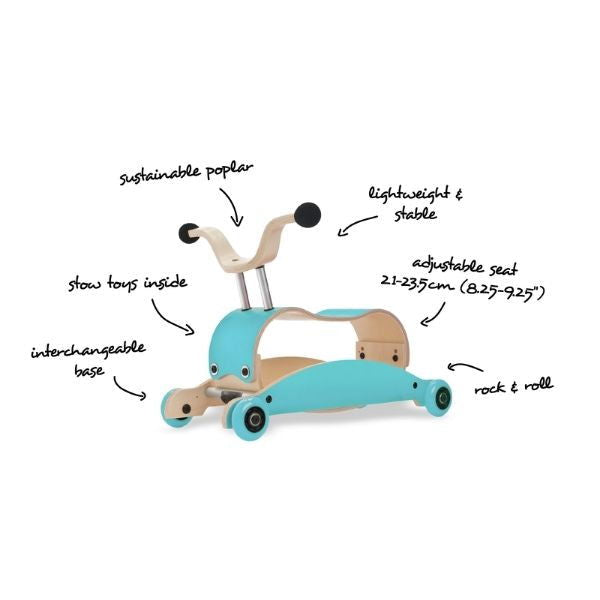 Wishbone | Mini-Flip Walker - Mix & Match Colours - Alex and Moo