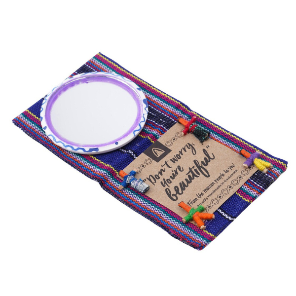 Worry Dolls Mirror in Foldable Case - Alex and Moo