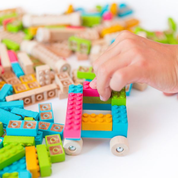 Once Kids | Eco-bricks Coloured - 54 Pieces