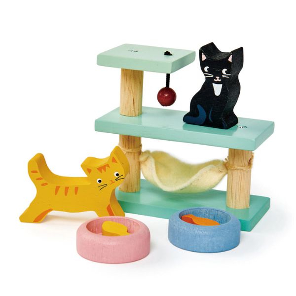 Tender Leaf Toys | Doll House Pet Cat Set
