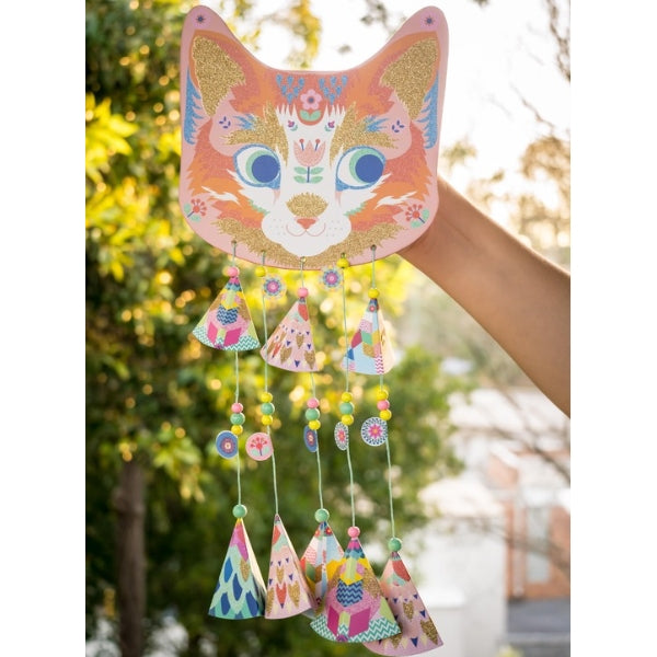Djeco | Do It Yourself Kitty Wind Chimes