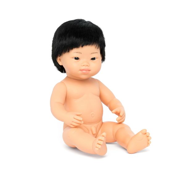 Miniland | 38cm Anatomically Correct Asian Boy with Down Syndrome - Boxed