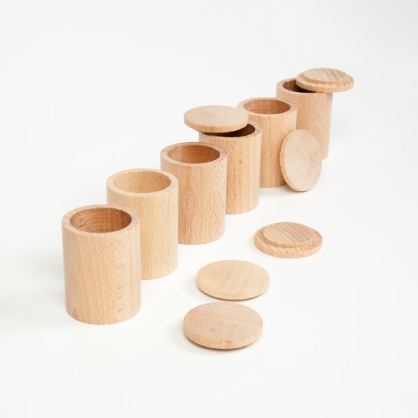 Grapat | 6 Natural Cups With Cover