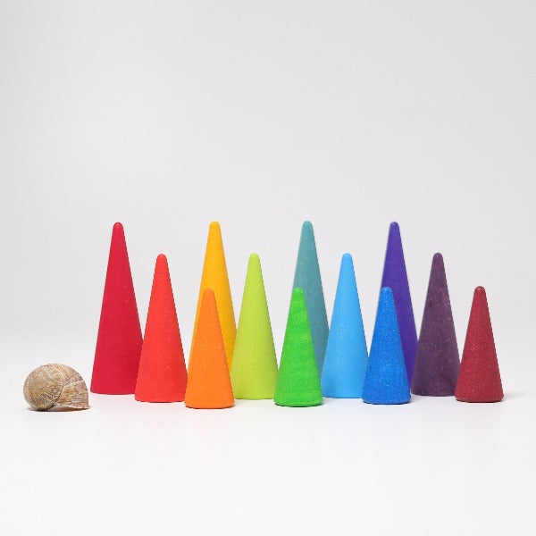 Grimm's | Forest (12 Pieces) - Rainbow