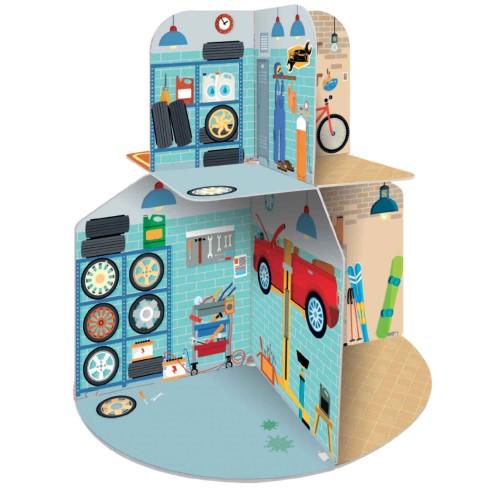 Sassi | 3D Puzzle & Book Set - The Garage