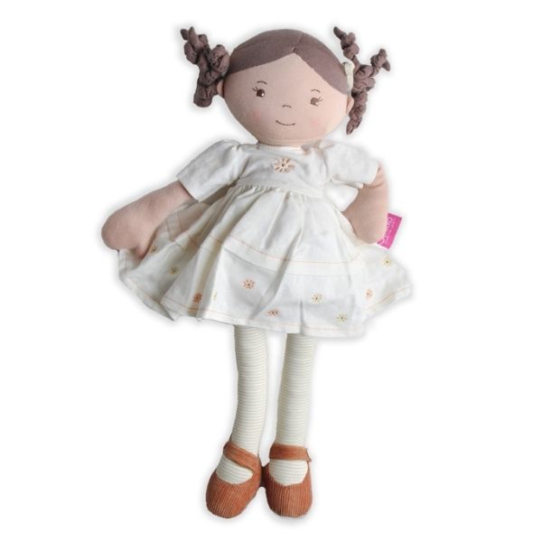 Bonikka | Linen Doll with Brown Hair - Cecilia