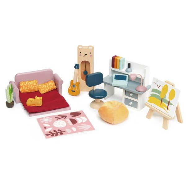 Tender Leaf Toys | Doll House Study Furniture Set