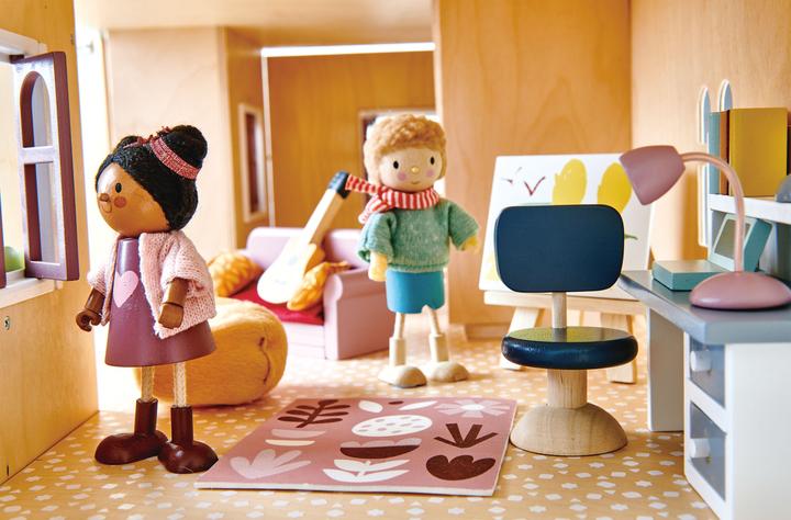 Tender Leaf Toys | Doll House Study Furniture Set