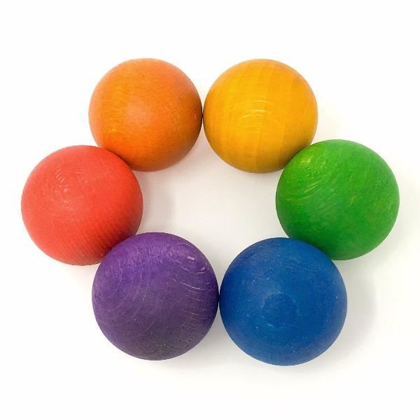 Grapat | 6 Balls - Rainbow - Alex and Moo