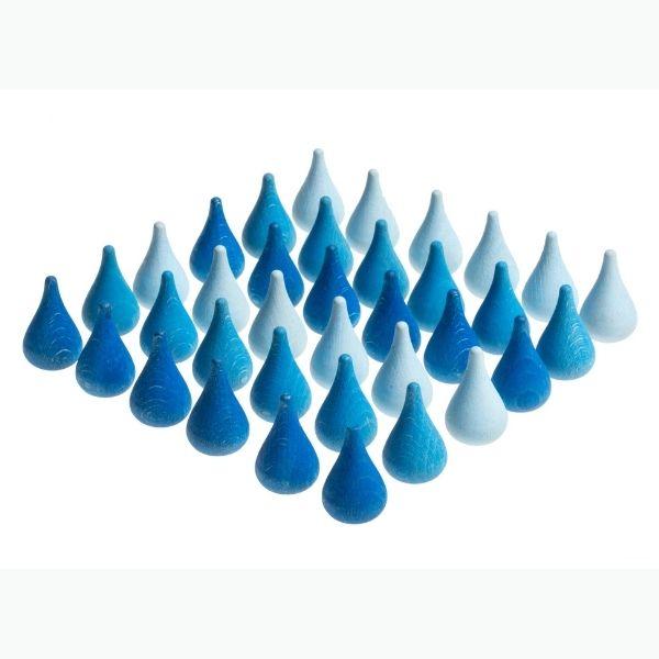 Grapat | Mandala - Blue Water Raindrops - Alex and Moo