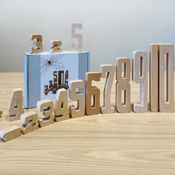 Astrup | Wooden Educational Numbers - 15 Pieces