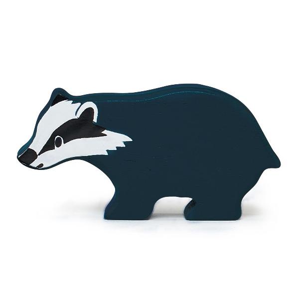Tender Leaf Toys | Wooden Animals - Badger - Alex and Moo