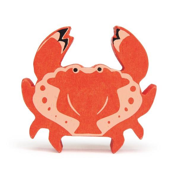 Tender Leaf Toys | Wooden Animals - Crab - Alex and Moo