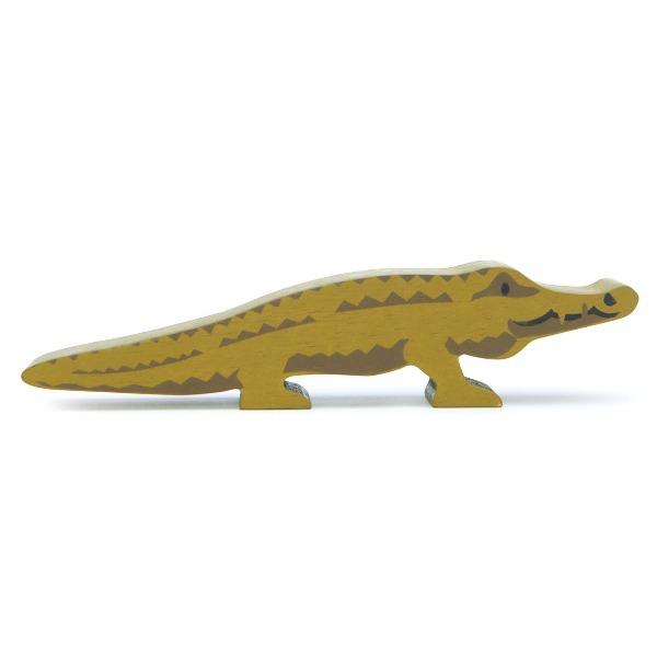 Tender Leaf Toys | Wooden Animals - Crocodile - Alex and Moo