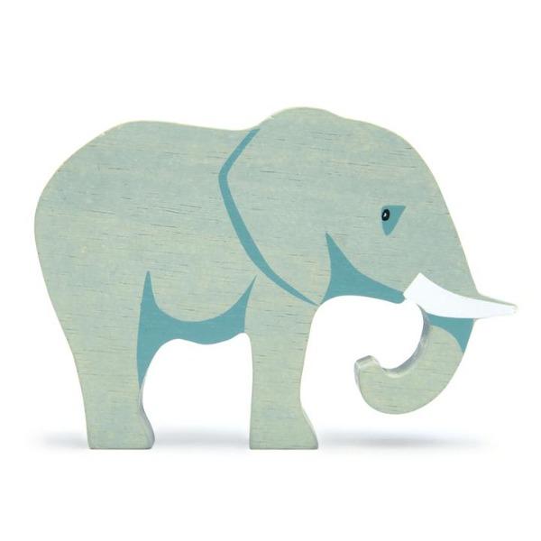 Tender Leaf Toys | Wooden Animals - Elephant - Alex and Moo