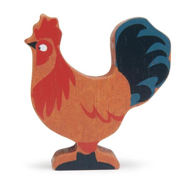 Tender Leaf Toys | Wooden Animals - Rooster - Alex and Moo