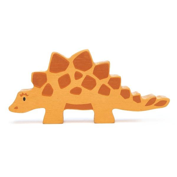 Tender Leaf Toys | Wooden Animals - Stegosaurus - Alex and Moo